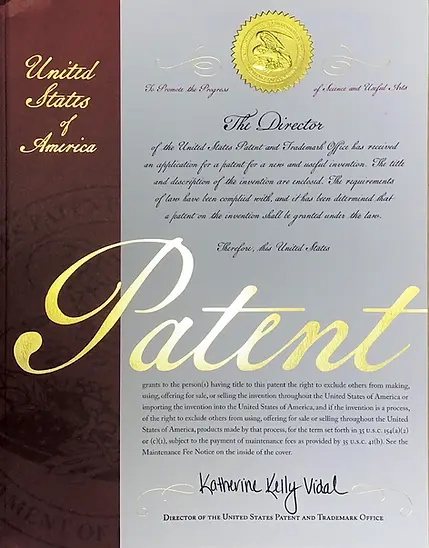 The Air8 Cushion US patent cover